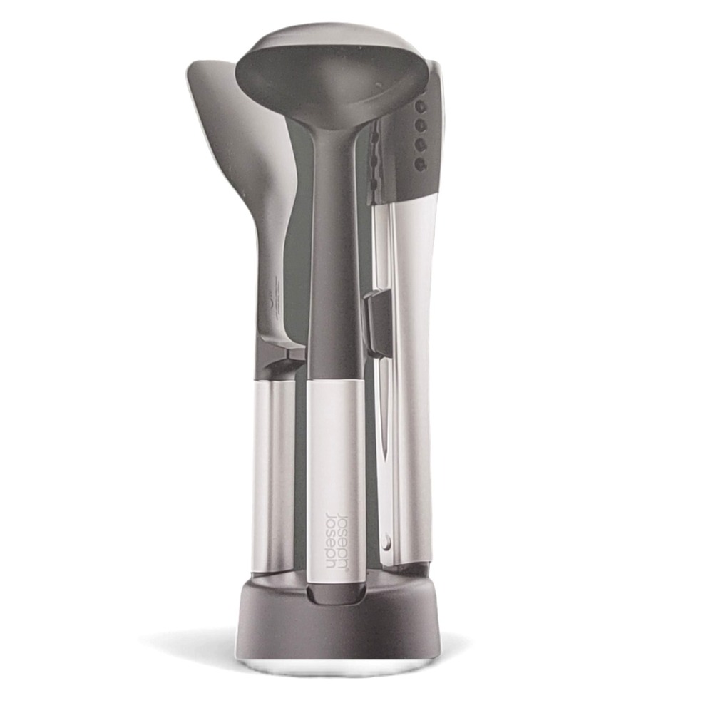 Joseph Joseph Elevate Fusion Utensil Set – 3-Piece Silicone‎ Tools + Stand
